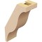 Ekena Millwork 3-inch W x 6-inch D x 10-inch H Funston Rough Cedar Woodgrain TimberThane Knee Brace, Primed BRCUR03X06X10FSTRCPR - alternate 4